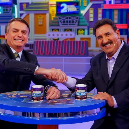 Jair Bolsonaro e Ratinho - Gabriel Cardoso/SBT - Gabriel Cardoso/SBT