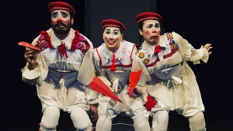 Elenco da peça Abrazo, cancelada pela Caixa Cultural no Recife - Reprodução/Facebook/Clowns de Shakespeare
