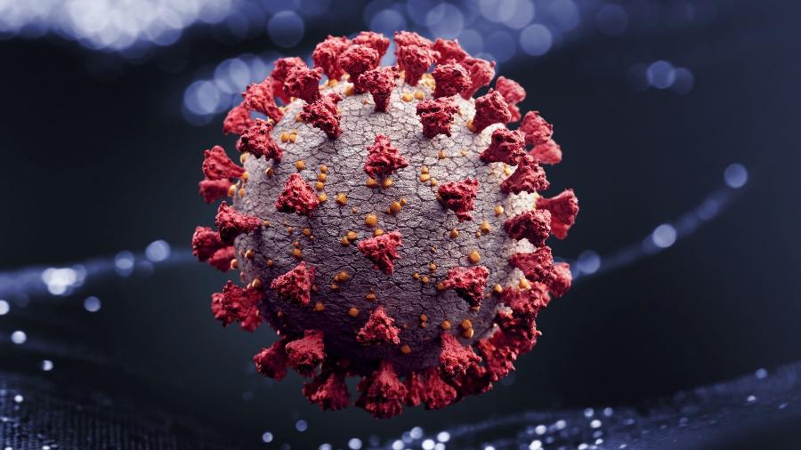 Imagem ilustrativa do novo coronavírus (SARS-CoV-2) - Getty Images