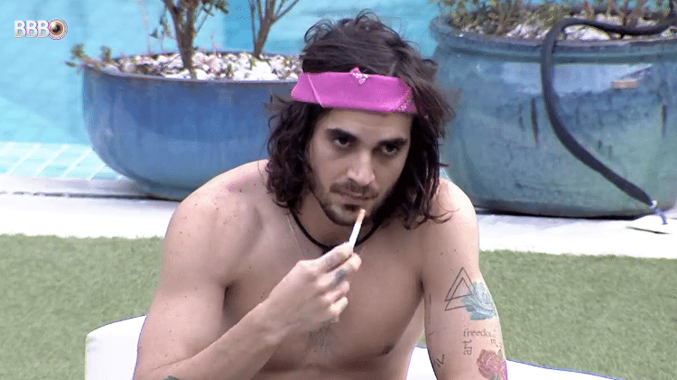 Fiuk brinca sobre poliamor com Juliette e Gil no BBB 21 - Reprodução/Globoplay - Reprodução/Globoplay