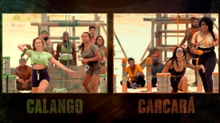 No Limite: Prova de imunidade - Reprodução/TV Globo - Reprodução/TV Globo