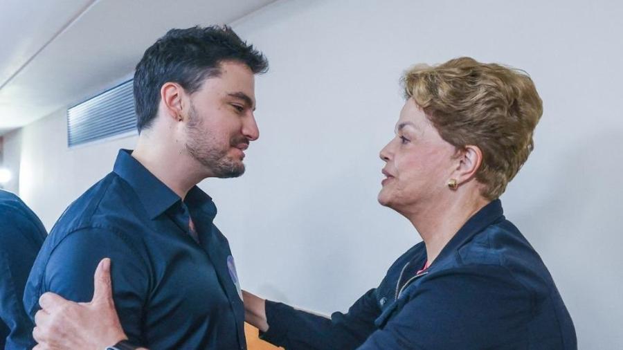 Felipe Neto encontra Dilma Rousseff e perde perdão - Reprodução/Twitter