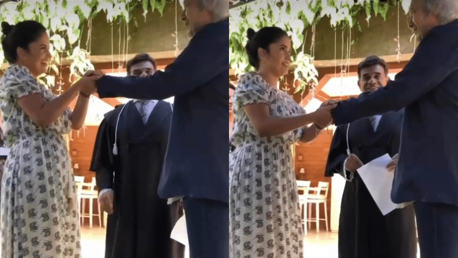 Fernanda Passos, viúva de Erasmo Carlos, relembra cerimônia de casamento com o cantor - Instagram