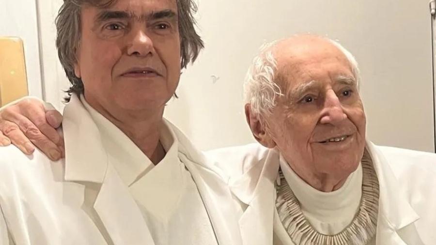 Marcelo Drummond e o diretor de teatro, Zé Celso - Reprodução/Instagram
