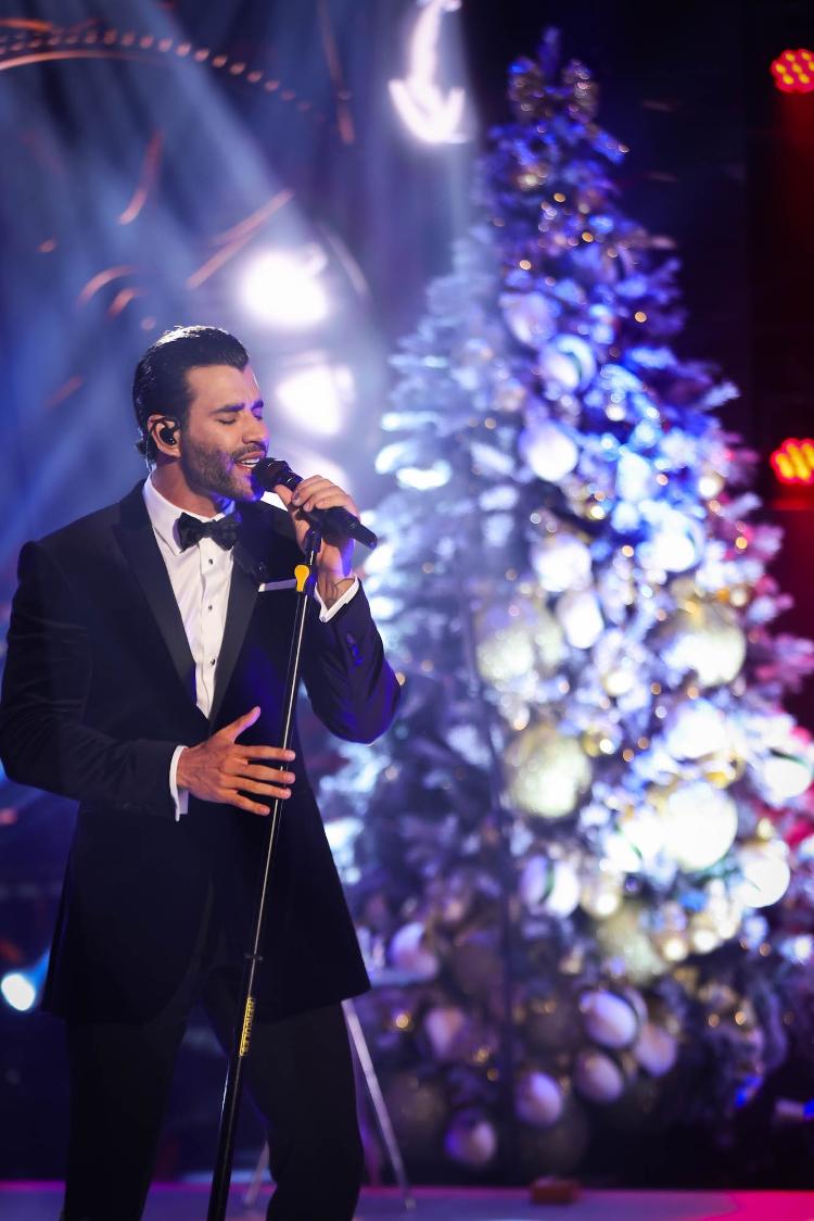 Gusttavo Lima grava seu especial de natal no SBT