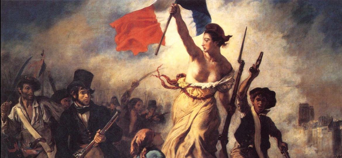 "A Liberdade Guiando o Povo" (1830), pintura de Delacroix - Reprodução/Musée du Louvre