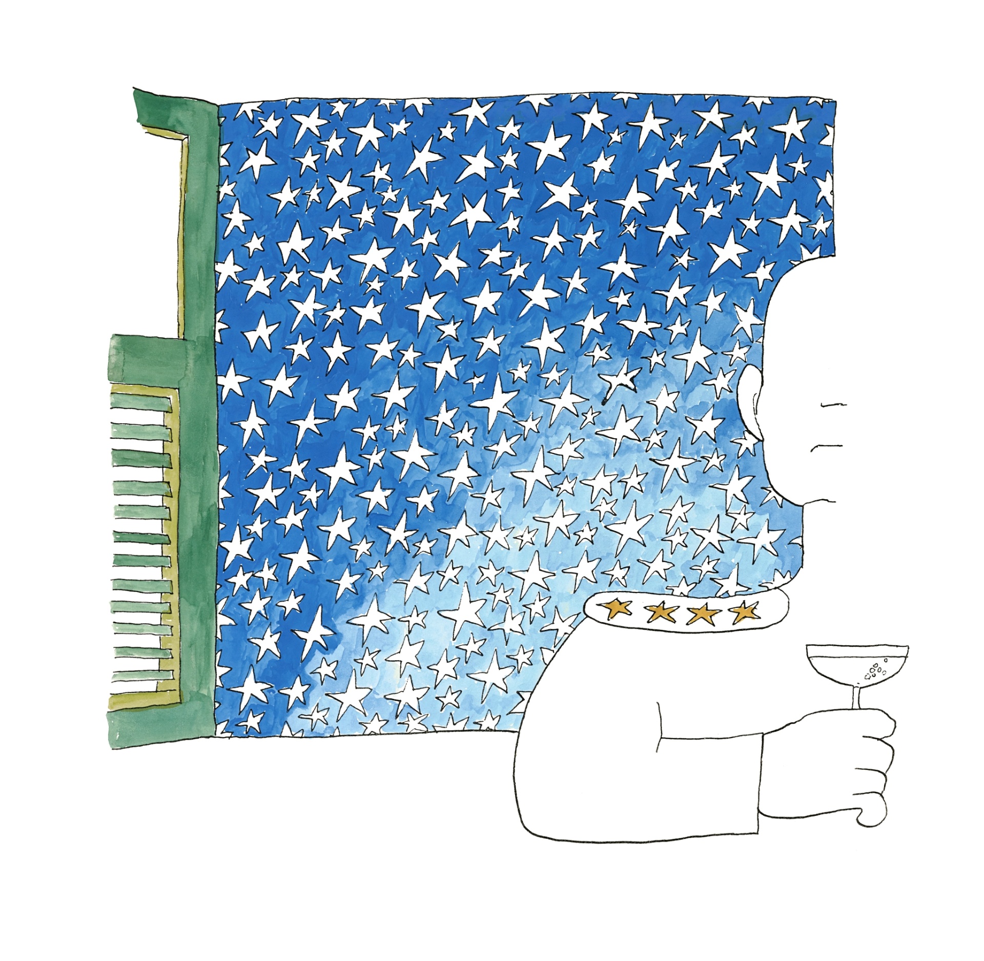 Desenho para publicação na revista "IstoÉ", em 1985. Nanquim, guache e ecoline sobre papel, 21,6 x 32,9 cm. A exposição "Millôr: obra gráfica" fica em cartaz de 17 de abril a 21 de agosto de 2016, no Instituto Moreira Salles (rua Marquês de São Vicente, 476, Gávea, Rio de Janeiro). A entrada é franca - Acervo Millôr Fernandes / Instituto Moreira Salles