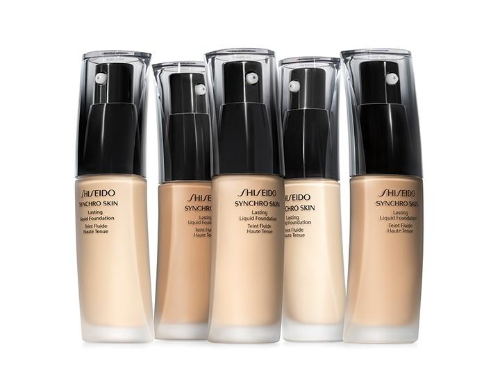 Cartela de cores de bases - Shiseido - Divulgação