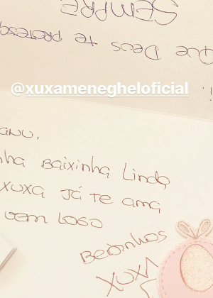 Eliana recebe carta de Xuxa - Reprodução/Instagram - Reprodução/Instagram