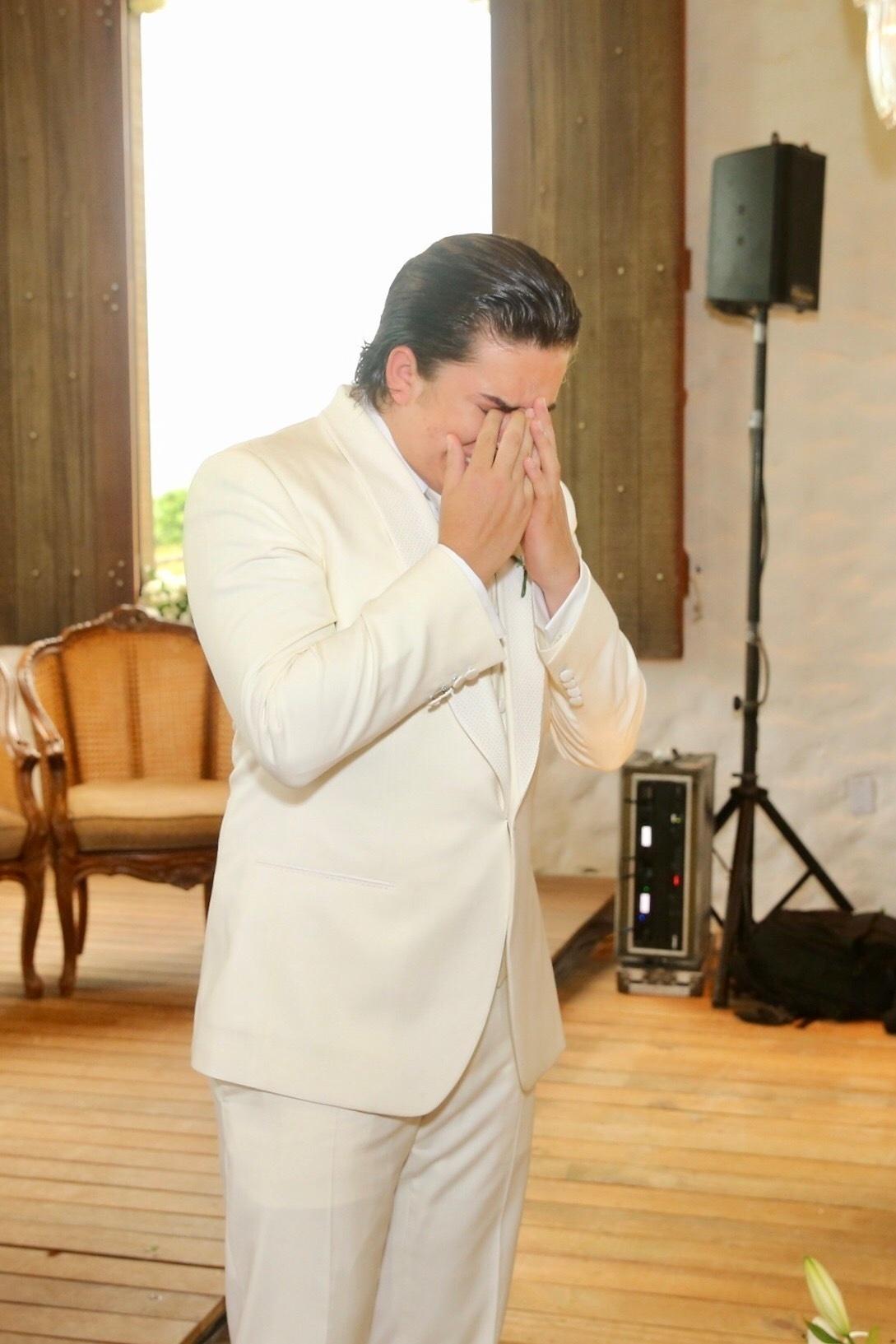 Whindersson Nunes chora antes de se casar com Luísa Sonza em São Miguel dos Milagres, litoral de Alagoas - Manuela Scarpa/Brazil News