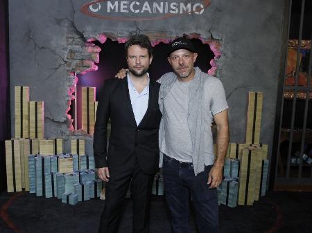 Selton Mello e José Padilha no lançamento da série "O Mecanismo" - Brazil News