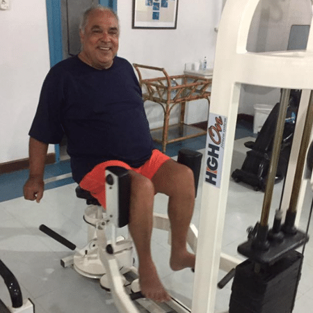 Bonfim diz que agora está "inteiraço" - Reprodução/Facebook - Reprodução/Facebook