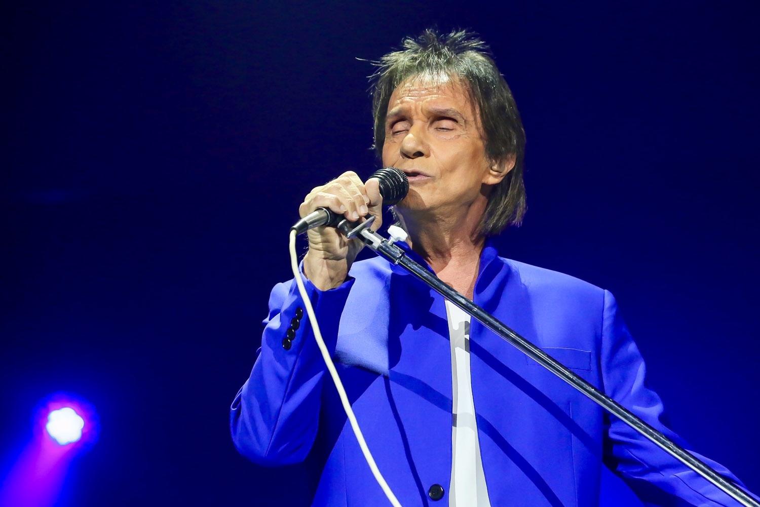 Roberto Carlos se apresentou no Espaço das Américas, em São Paulo - Manuela Scarpa/Brazil News