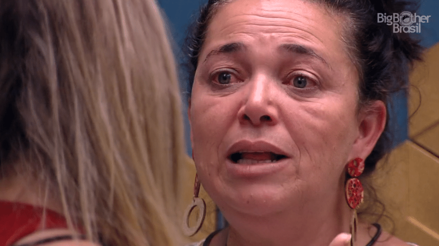 Tereza chora em conversa com Paula após jogo da discórdia - Reprodução/Globoplay