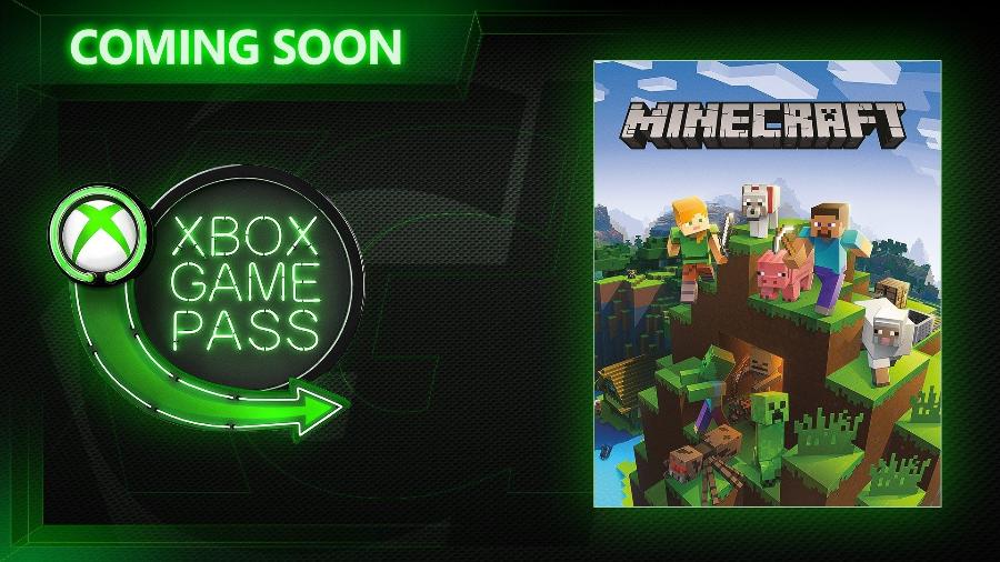 Minecraft chega ao Xbox Game Pass em abril