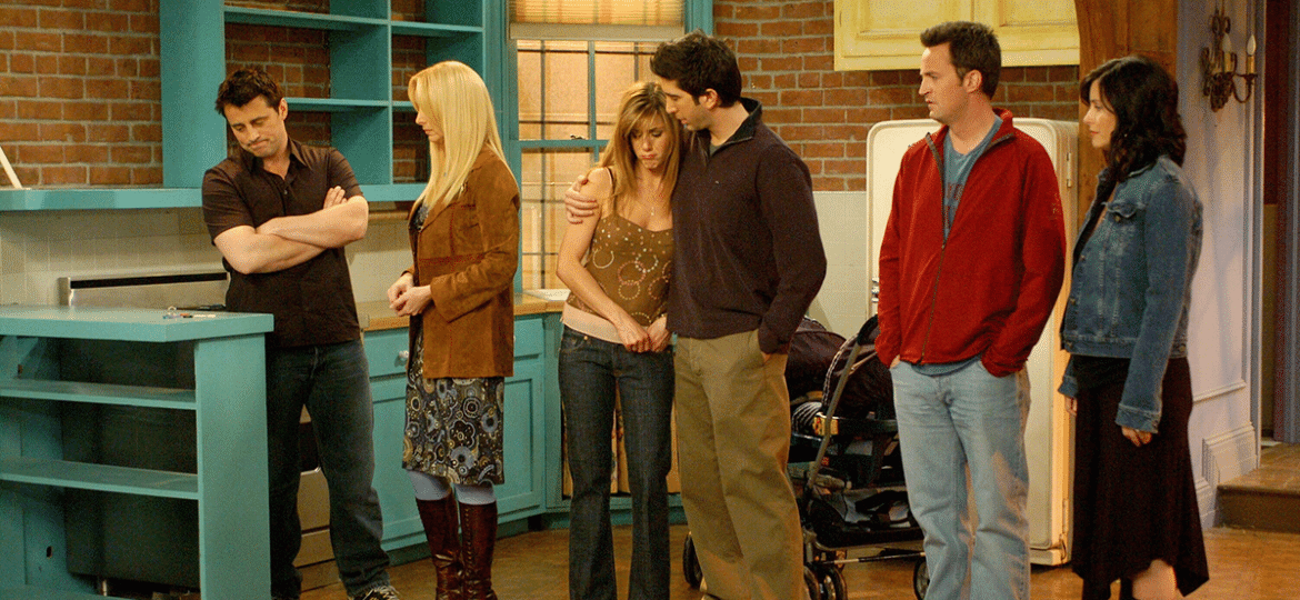 Cena da série "Friends" - Reprodução