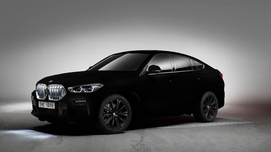 BMW X6 com Vantablack - BMW/Divulgação