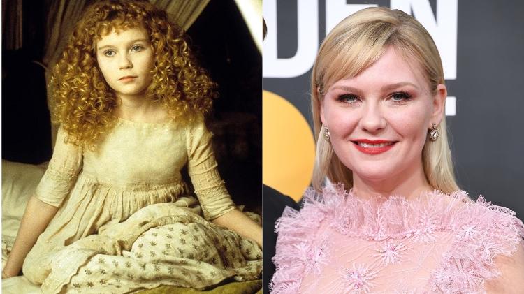 kirsten dunst antes e depois - Montagem UOL/Fotos IMDb e Getty Images - Montagem UOL/Fotos IMDb e Getty Images