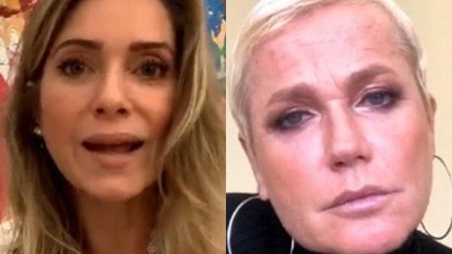 Xuxa e Letícia Spiller em uma live - Reprodução/Instagram