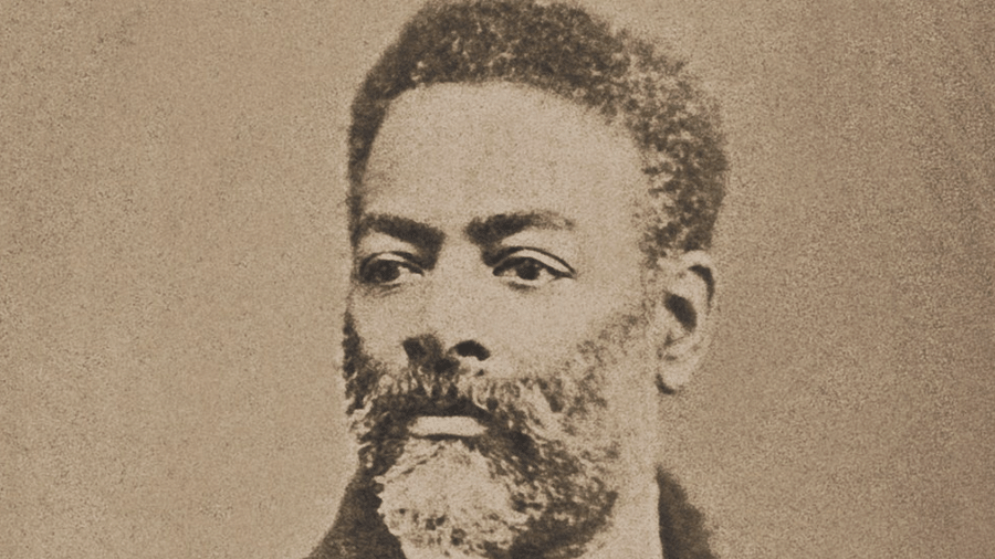 O líder abolicionista e ex-escravizado brasileiro Luiz Gama, por volta de 1880 - Wikimedia Commons