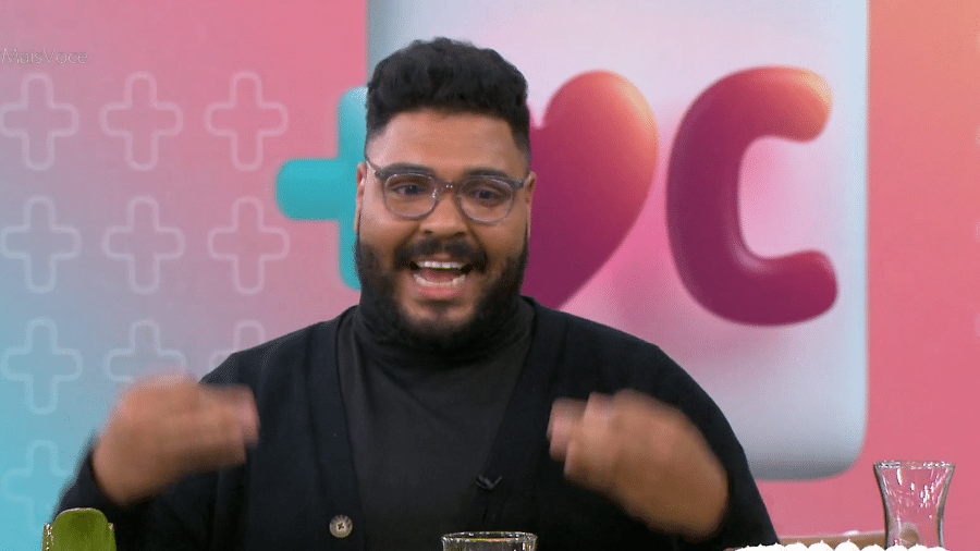 Paulo Vieira no Mais Você desta terça-feira - Reprodução/Globoplay