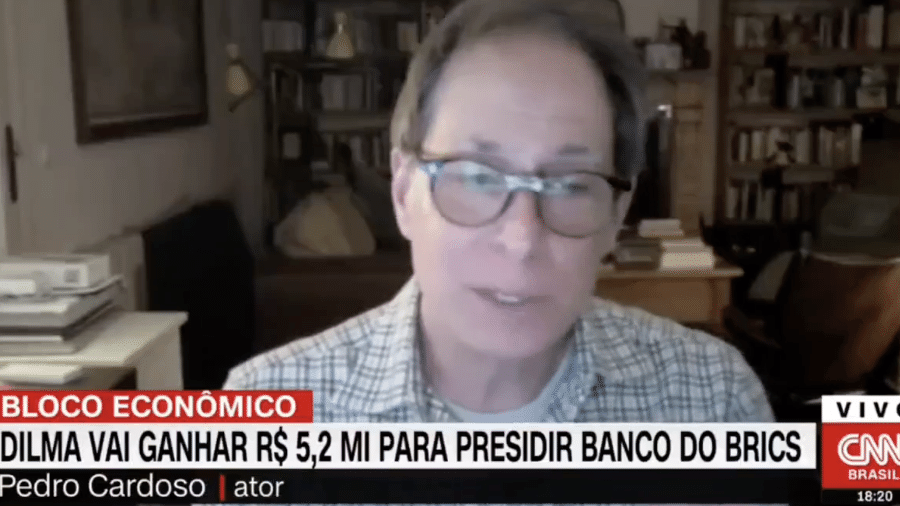 Pedro Cardoso critica CNN Brasil em programa ao vivo da emissora - Reprodução/Twitter