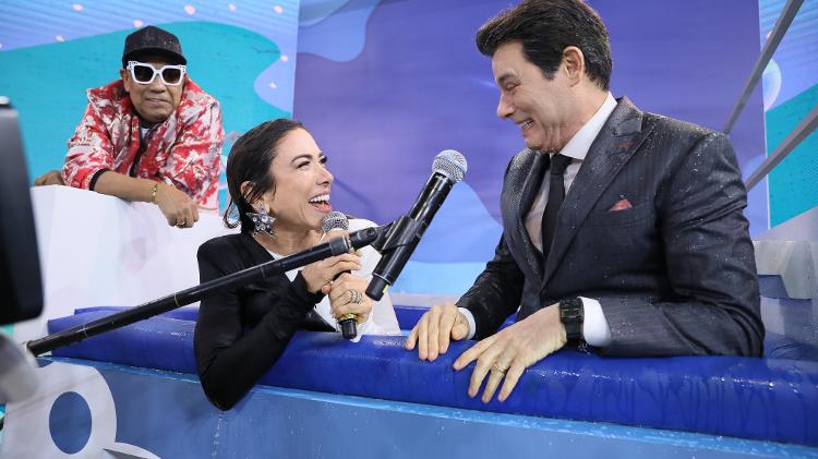 Teleton 2024: Patrícia Abravanel e Celso Portioli no Tanque de Água