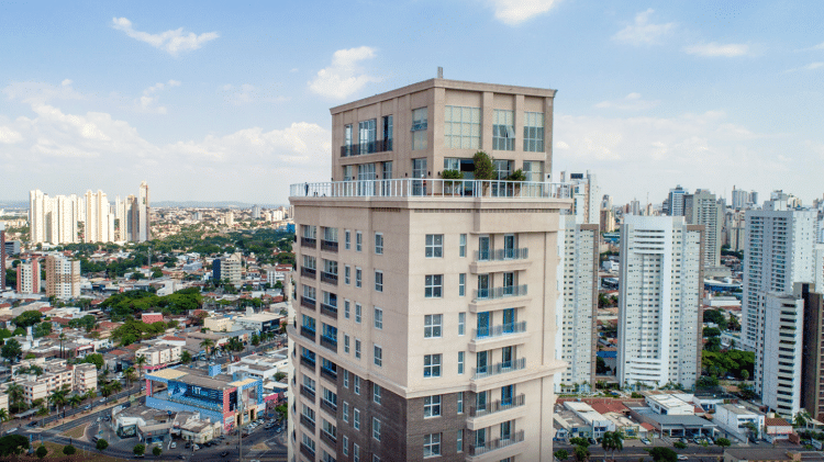 Fachada do Victorian Living Desire, em Goiânia