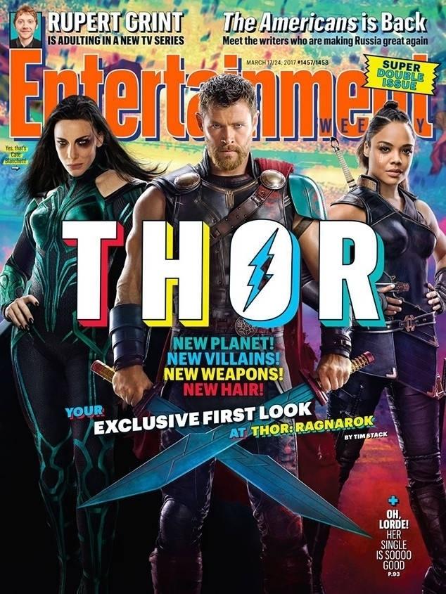 Primeiras imagens de "Thor 3: Ragnarok" - Entertainment Weekly