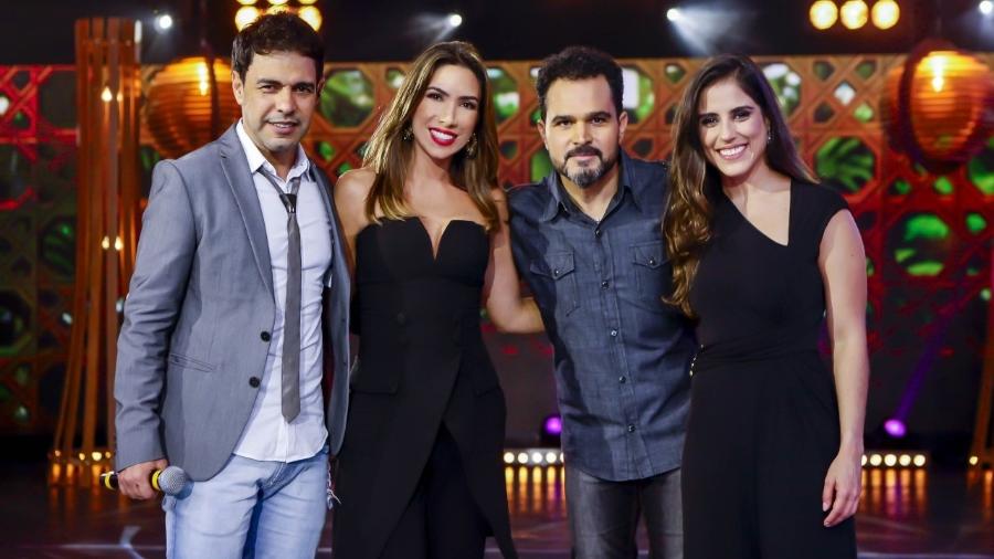 Zezé Di Camargo, Wanessa, Luciano e Camila se reúnem no "Máquina da Fama", do SBT - Divulgação/SBT