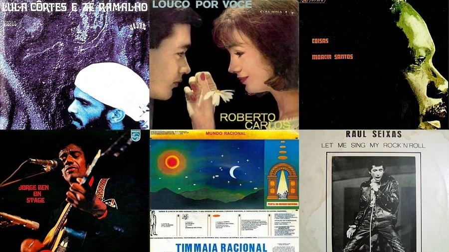 Capas de alguns dos LPs mais valiosos do Brasil - Reprodução/Montagem