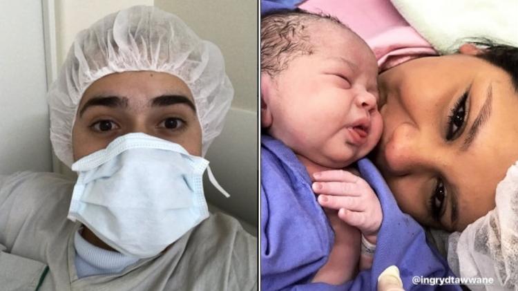 MC G15 e a namorada, Ingryd Tawane, com a filha, Yunet - Reprodução/Instagram - Reprodução/Instagram