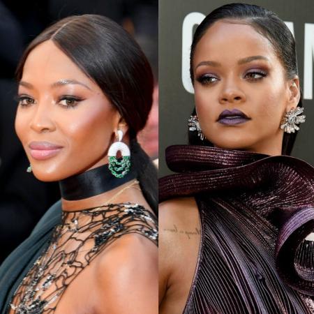 Naomi Campbell e Rihanna pararam de se seguir no Instagram  - Getty Images
