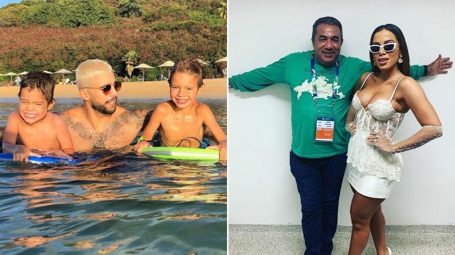 Scooby posta foto com filho e pai de Anitta comenta - Reprodução/Instagram