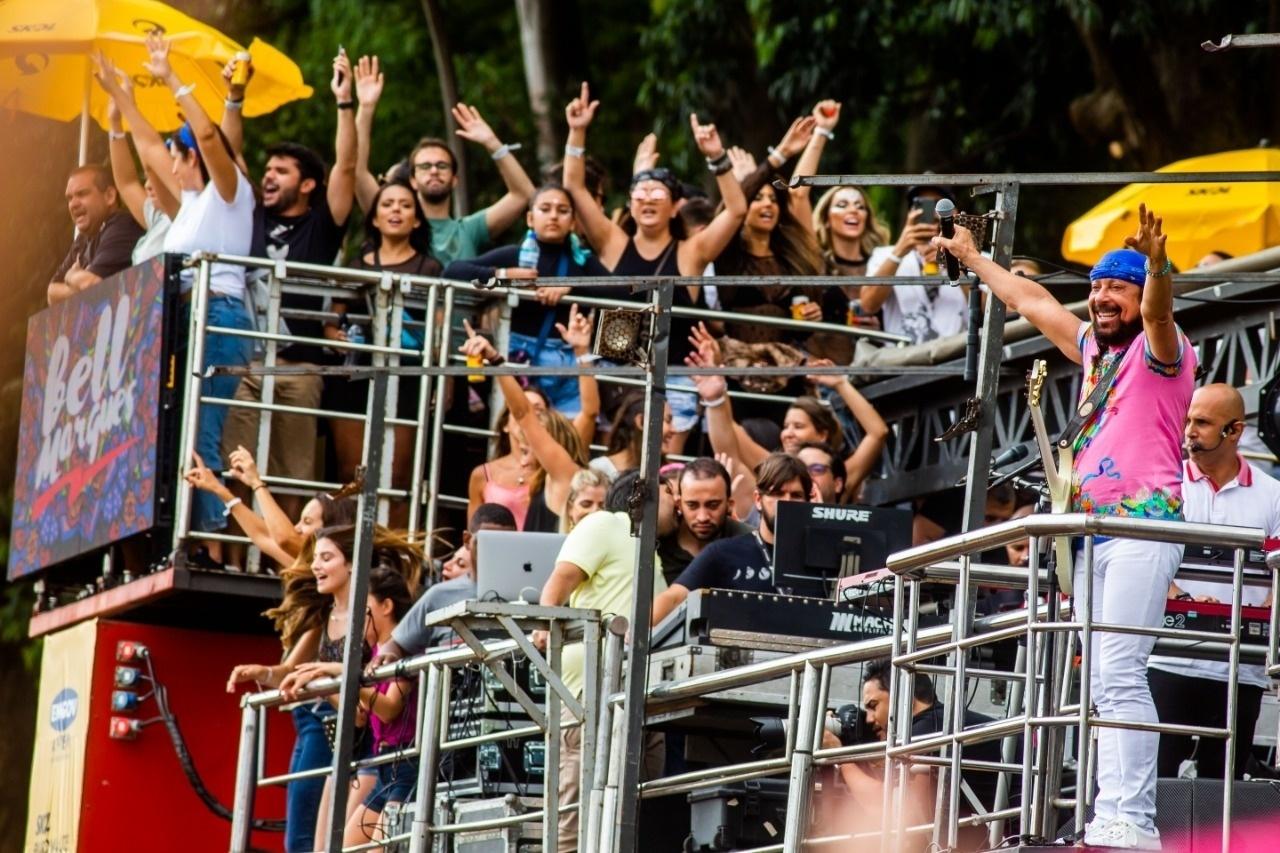 Bell Marques diverte foliões na região do Ibirapuera, em São Paulo - Edson Lopes Jr./UOL