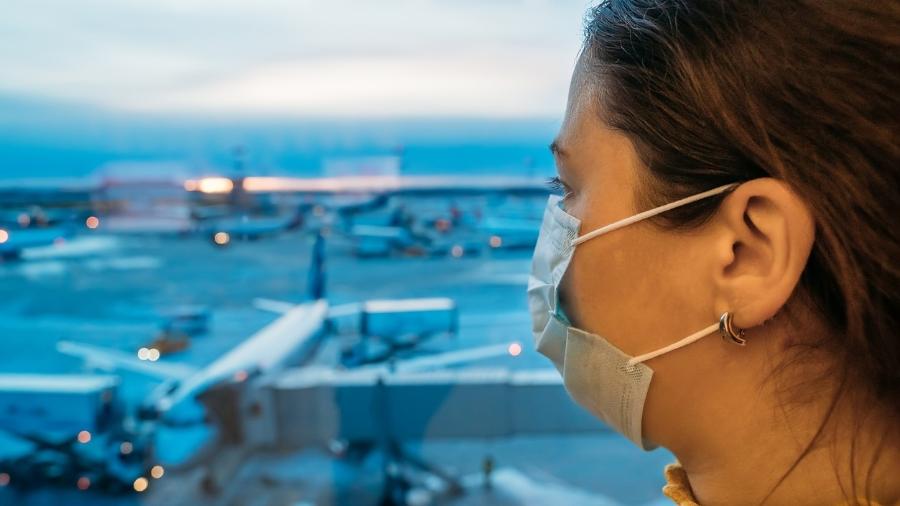 IATA (Associação Internacional de Transporte Aéreo) se pronuncia após estudo que alerta sobre a segurança nas viagens de avião em tempos de pandemia - Getty Images/iStockphoto