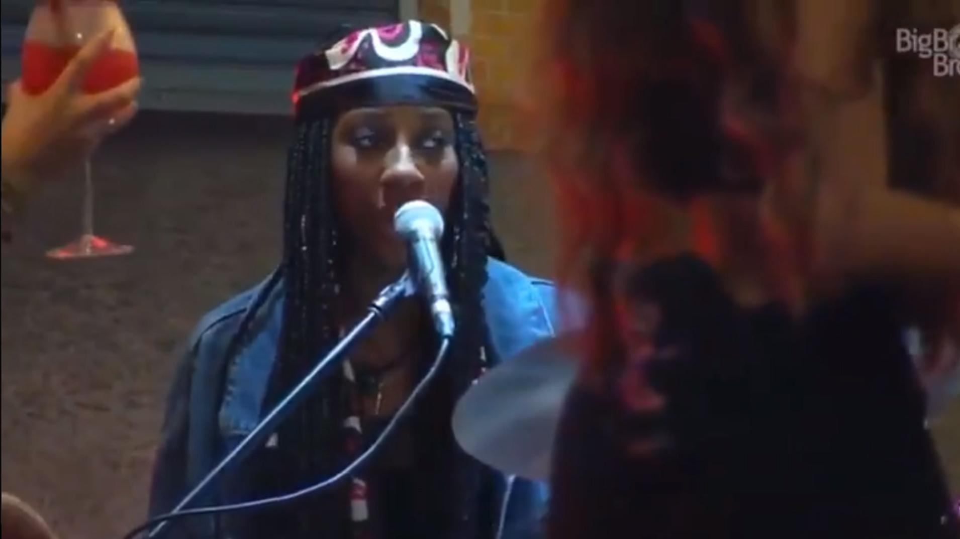 BBB 21: Camilla de Lucas na festa do líder - Reprodução/Globoplay