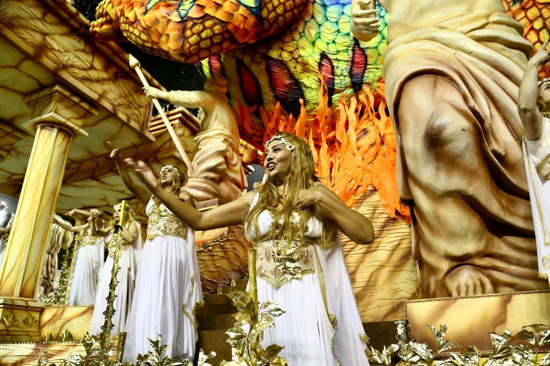 Desfile da Unidos de Vila Maria, quinta colocada no Grupo Especial - Cláudio Augusto/Ag.Brazil News