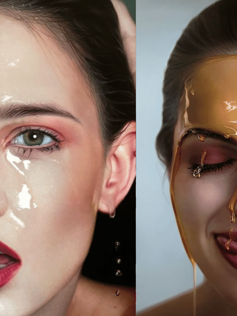 G1 - Artista desenha olhos hiper-realistas no rosto de modelo e