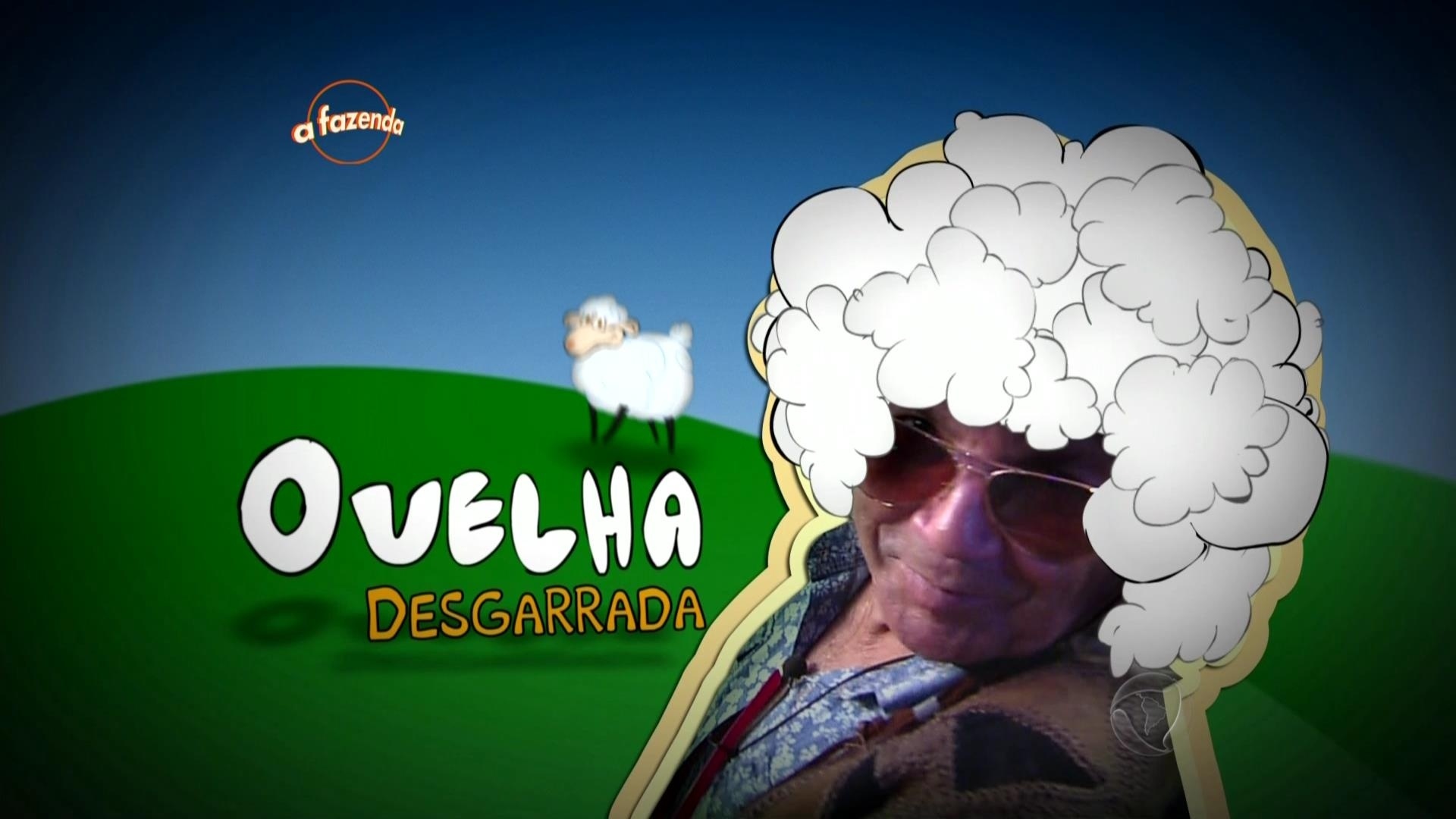 22.out.2015 - Ovelha foi chamado de desgarrado - Reprodução/Record