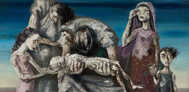 "Criança morta", obra de Candido Portinaria de 1944 - Divulgação / Eduardo Ortega