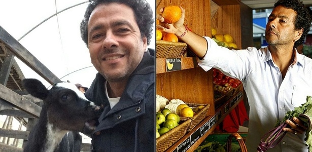 26.ago.2016- Marcos Palmeira em dois momentos: Em sua fazenda Vale das Palmeiras e no seu armazém de produtos orgânicos - Reprodução/Instagram - Reprodução/Instagram