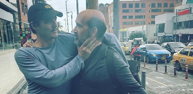 O ator Pedro Pascal publicou foto com o espanhol Javier Cámara, que entrará na terceira temporada de "Narcos" como um traficante que quer tomar o cartel de Medelín - Reprodução/Instagram/pascalispunk - Reprodução/Instagram/pascalispunk