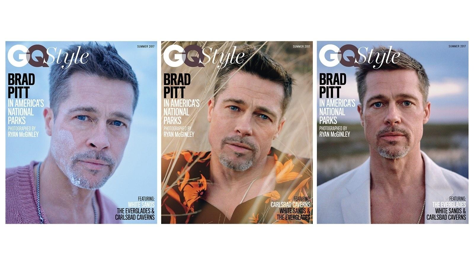 Brad Pitt é capa da revista "GQ' - Reprodução/GQ
