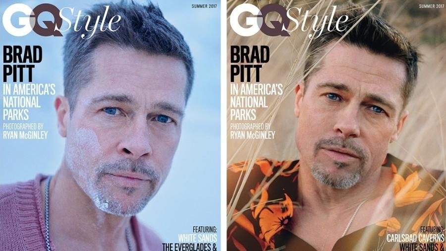 Brad Pitt é capa da revista "GQ" - Reprodução/GQ