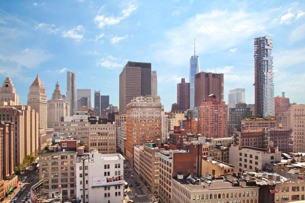 Uma das vistas da cobertura, entre os bairros do SoHo, Chinatown e Little Italy - Reprodução / TownResidence.com