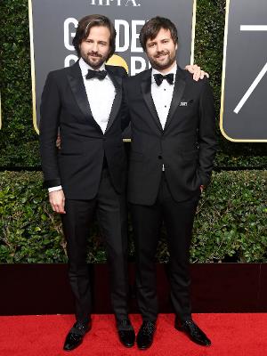 Matt e Ross Duffer chegam ao Globo de Ouro 2018 - Getty Images