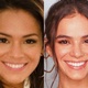 Bruna Marquezine antes e depois de fazer plástica no nariz - Montagem/UOL