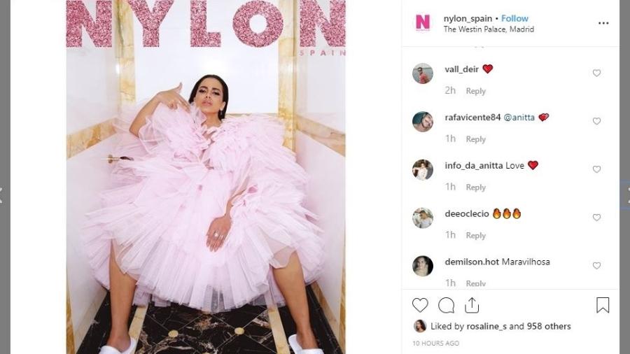 Anitta é capa da revista Nylon  - Reprodução 