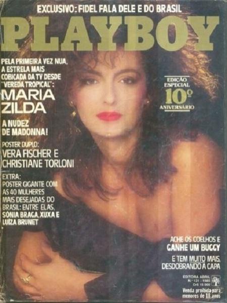 Capa da Playboy de Maria Zilda - Reprodução - Reprodução